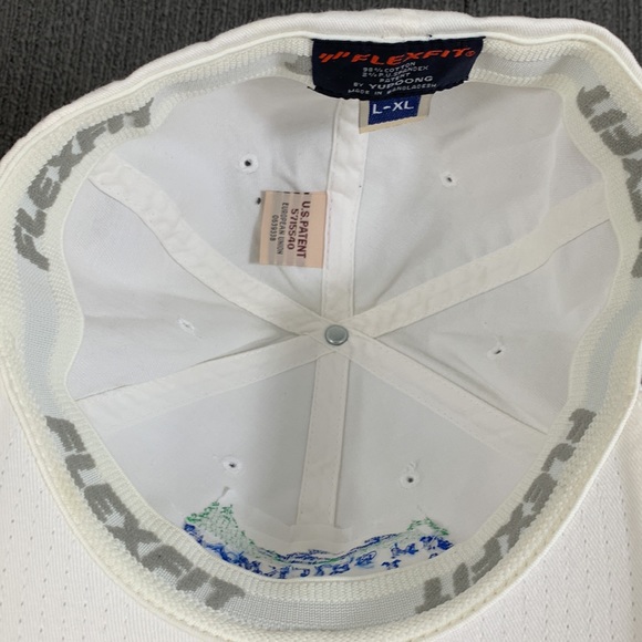 Jim Brickman Alaska The Ultimate Cruise 2010 Flexfit Hat Size L/XL White Yupoong - Picture 12 of 13